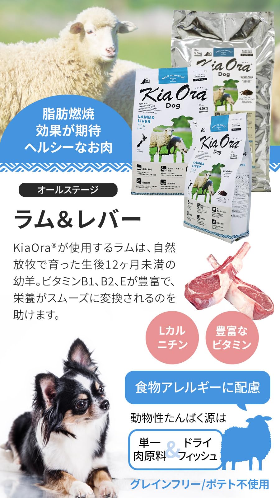 Amazon.co.jp: バックトゥベーシックス キアオラ KiaOra ドッグフード